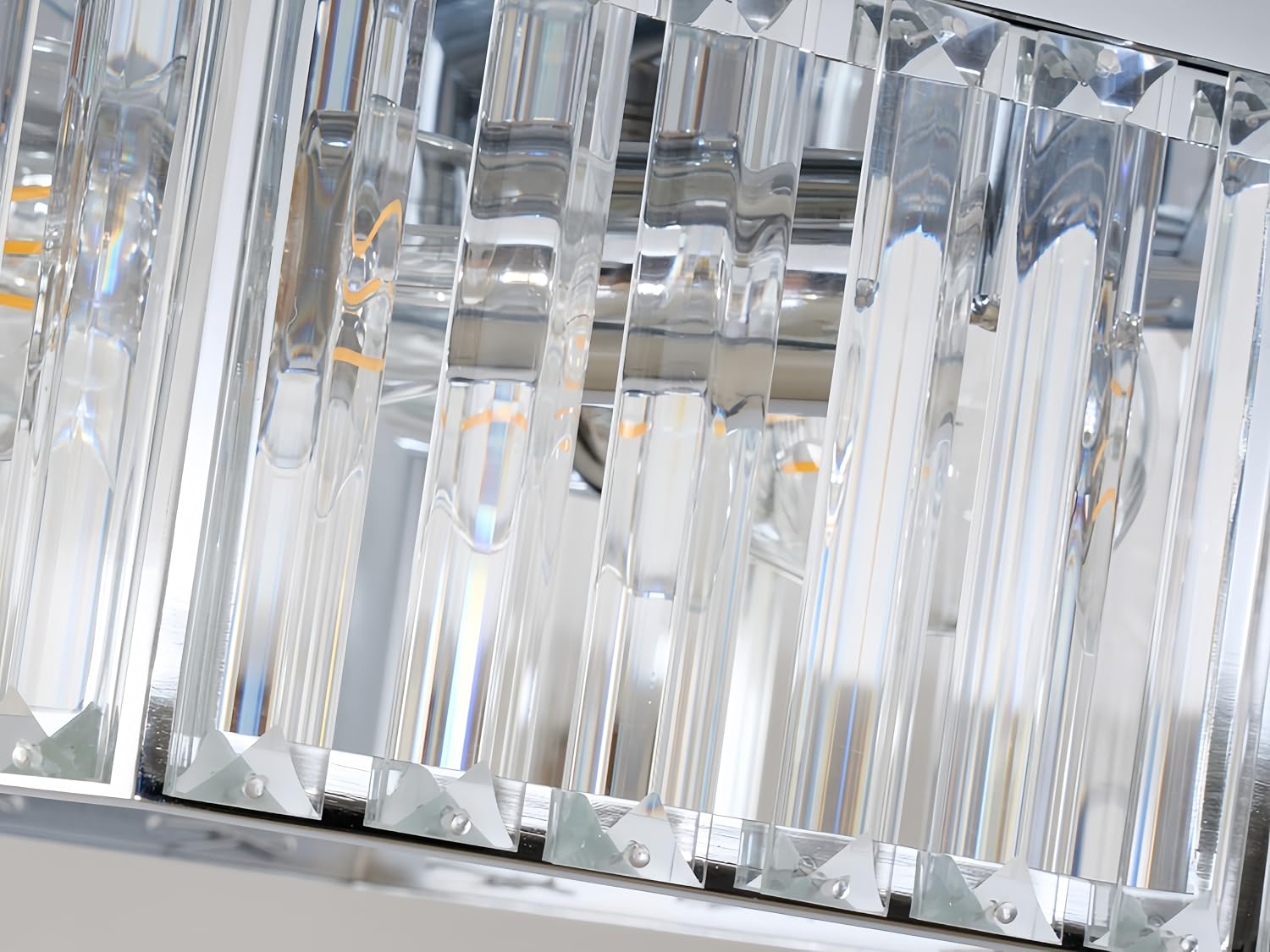 silver chandelier