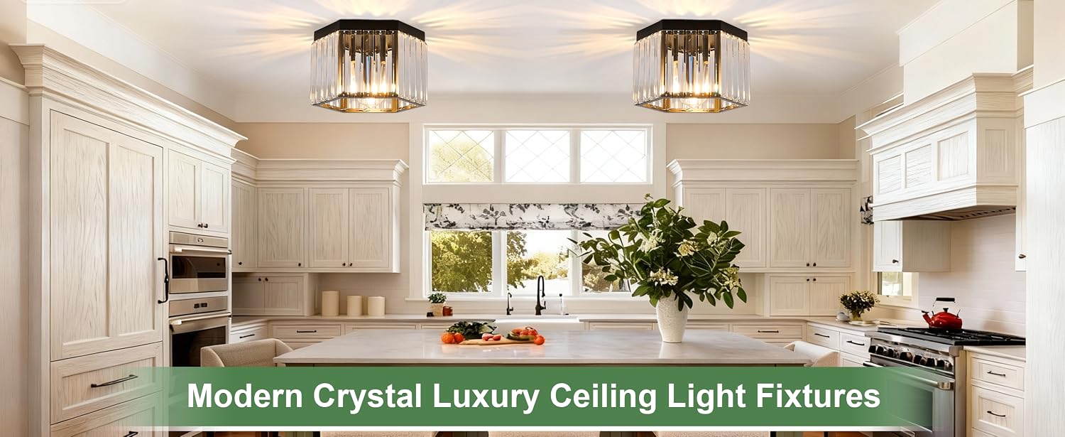 black ceiling light