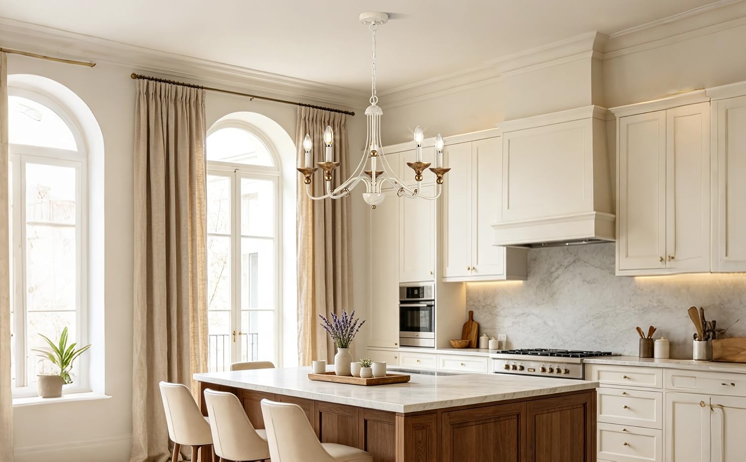 5‑Light Candle Chandelier